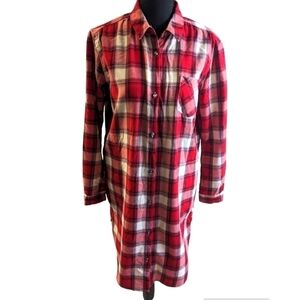 Scotch and soda plaid shirt dress or tunic.  Size 1. US 6 in great condition